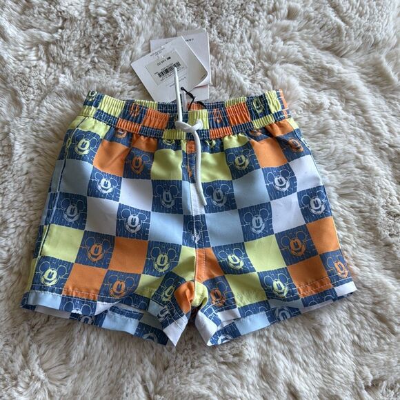 Janie and Jack Mickey Mouse Trunk Size 6/12 Months - Picture 2 of 4